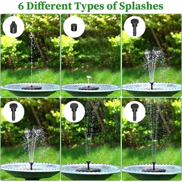 Versatile Solar Garden Fountain Kit