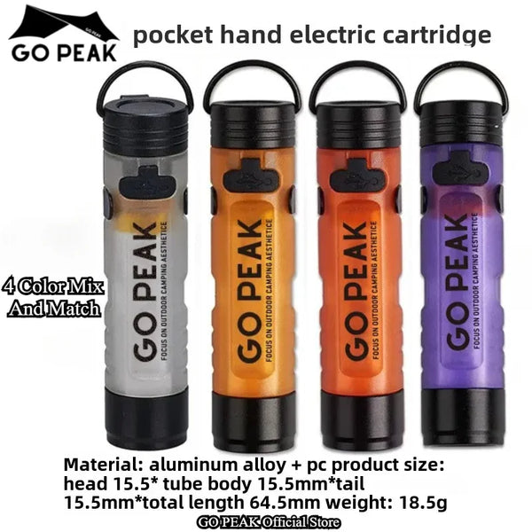 Pocket Mini Flashlight Key Clip